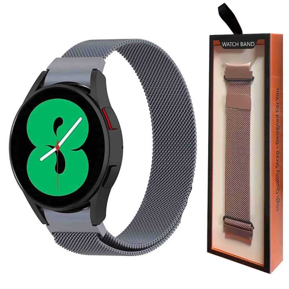 For Samsung Galaxy Watch 4 5 Pro 40 /42 /44 /45 /46mm Classic Replacement Wristband Adjustable Stainless Steel Milanese Wrist Band Strap For Women Men Unisex For Samsung Galaxy Watch 4 5 Pro 40 /42 /44 /45 /46mm Classic Replacement Wristband Adjustable Stainless Steel Milanese Wrist Band Strap For Women Men Unisex